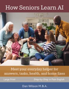 AI for Seniors book cover by DataCurl — practical AI skills for safer, more confident everyday technology use